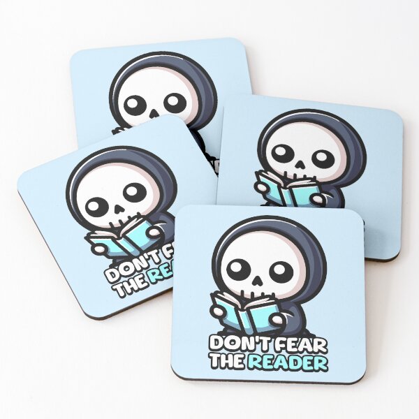 Item preview, Don't Fear The Reader! Cute Grim Reaper Pun designed and sold by PMCreative.
