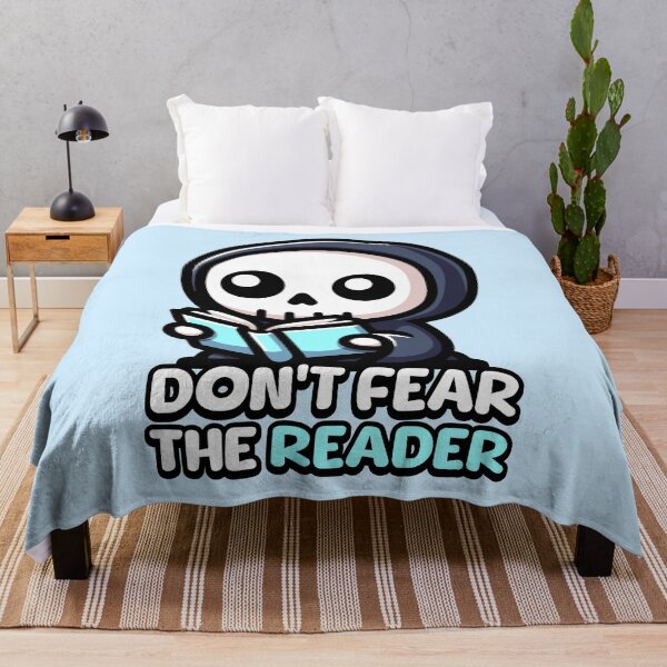 Item preview, Don't Fear The Reader! Cute Grim Reaper Pun designed and sold by PMCreative.
