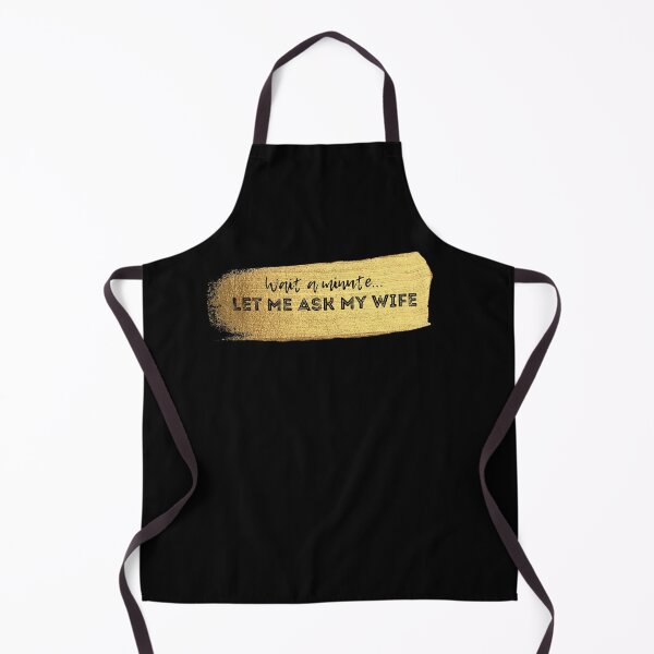 Item preview, Let me ask my wife, funny gifts for married men, golden designed and sold by alczar.