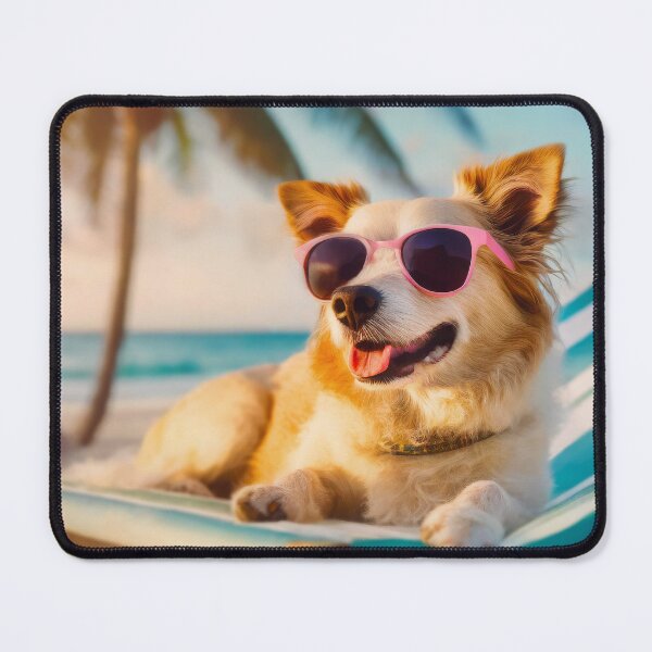 Item preview, Fluffy Corgi on the sunbed designed and sold by psychoshadow.