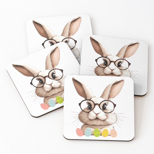 Item preview, süßes kaninchen hase ostern leopard year of the rabbit bunny designed and sold by ELK20.