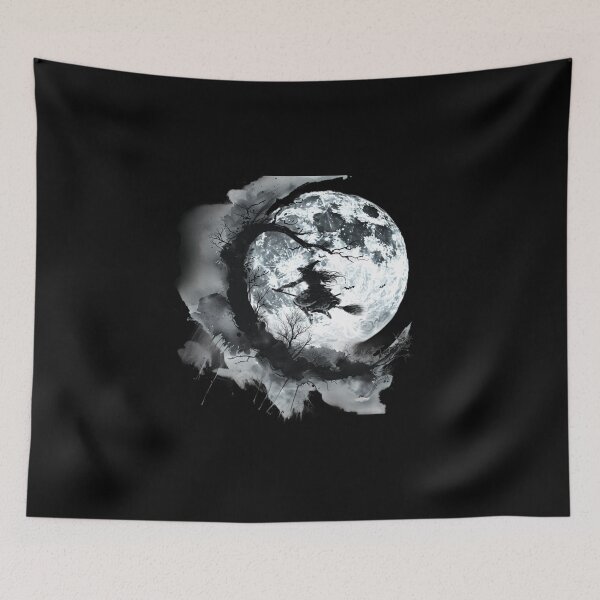 Item preview, Halloween Witch on a Broomstick designed and sold by elnexshop.