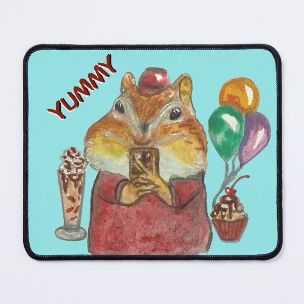 Item preview, Chunky squirrel loving chocolate designed and sold by altairaleon.