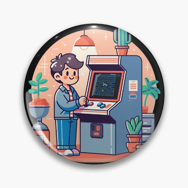 Item preview, Boy playing on an Arcade machine designed and sold by maurirocha.