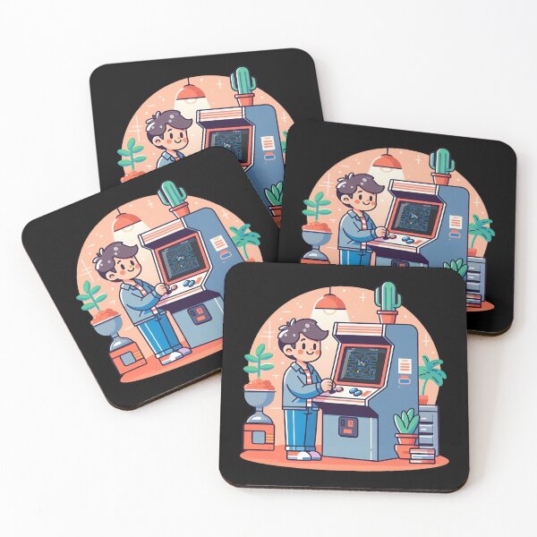 Item preview, Boy playing on an Arcade machine designed and sold by maurirocha.