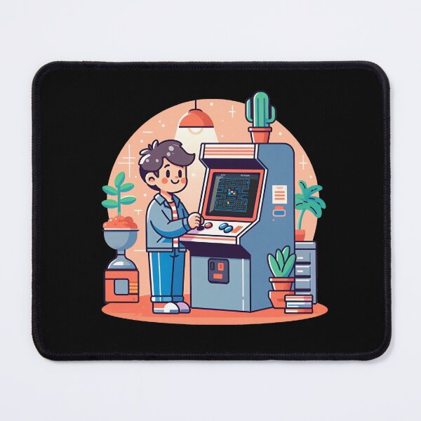 Item preview, Boy playing on an Arcade machine designed and sold by maurirocha.