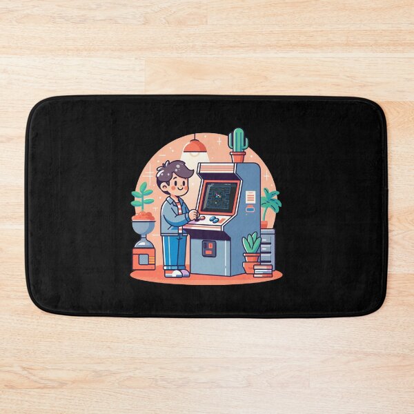 Item preview, Boy playing on an Arcade machine designed and sold by maurirocha.