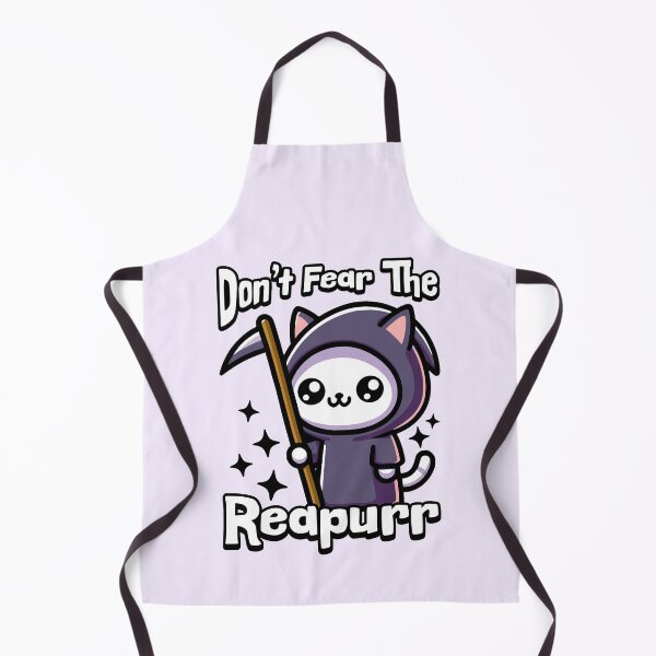 Item preview, Don't Fear The Reapurr! Cute Cat Grim Reaper Pun designed and sold by PMCreative.