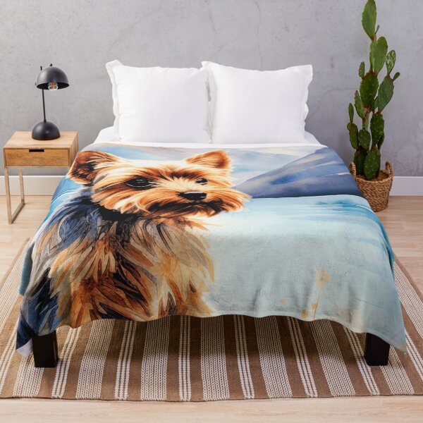 Item preview, Cute Watercolor Yorkshire Terrier  designed and sold by TheAnimalZ00.