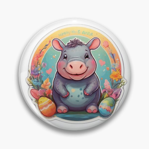 Item preview, Adorable Easter Hippo designed and sold by NeatThingLover.