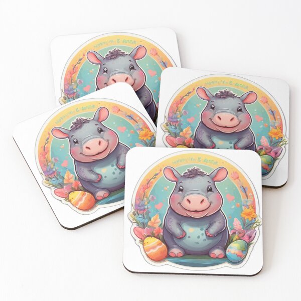 Item preview, Adorable Easter Hippo designed and sold by NeatThingLover.