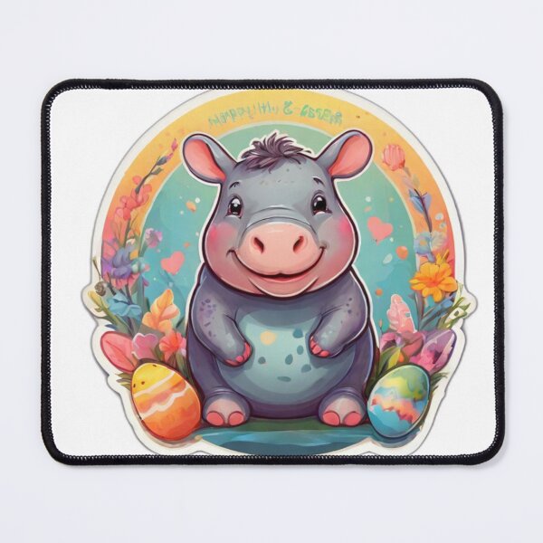 Item preview, Adorable Easter Hippo designed and sold by NeatThingLover.