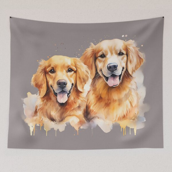 Item preview, Retriever Dog designed and sold by Animalia Artistry.