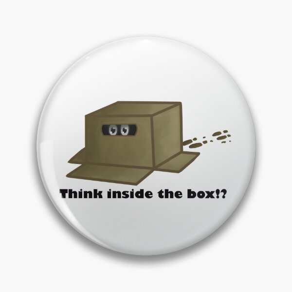 Item preview, cardboard box : metal gear inspired designed and sold by Solarwave52.