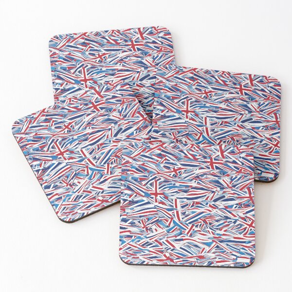 Item preview, A Playful Abstract Woke Recycle of The Union Jack 1 designed and sold by taiche.