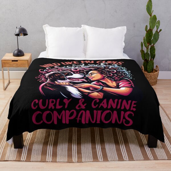 Artikelvorschau, Wild Like My Curls Dog Cuddle Pet Enthusiast Natural Curls entworfen und verkauft von Chmielayka.