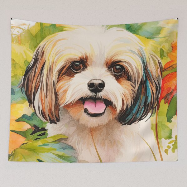 Item preview, Watercolor Shih Tzu designed and sold by TheAnimalZ00.
