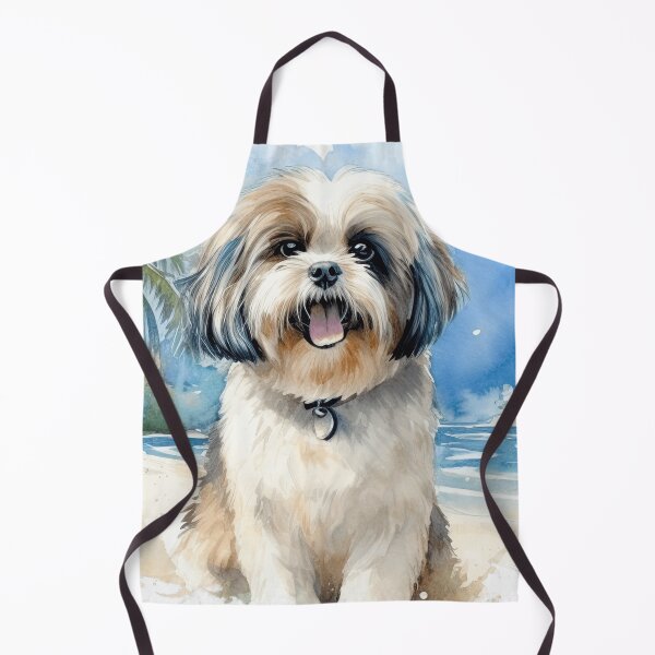 Item preview, Shih Tzu On The Beach designed and sold by TheAnimalZ00.