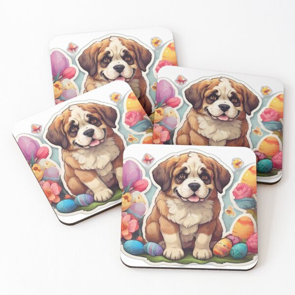 Artikelvorschau, Entzückender Bernhardiner-Hund zu Ostern entworfen und verkauft von NeatThingLover.