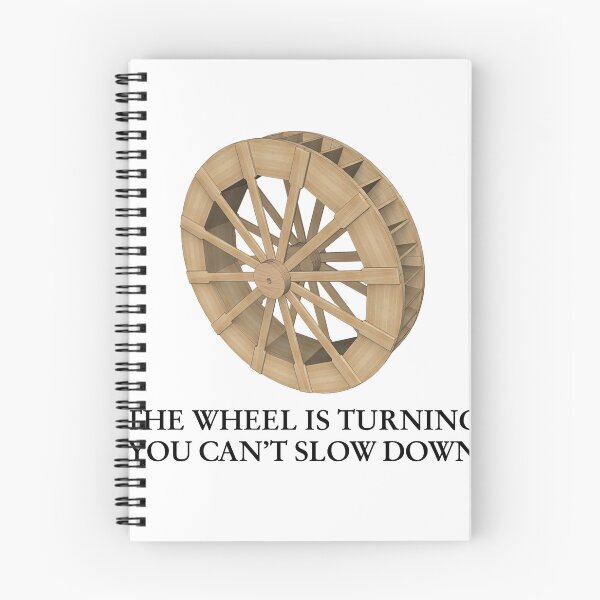 Item preview, The Wheel Is Turning You Can't Slow Down Dead Head Sticker designed and sold by Fallingardor.