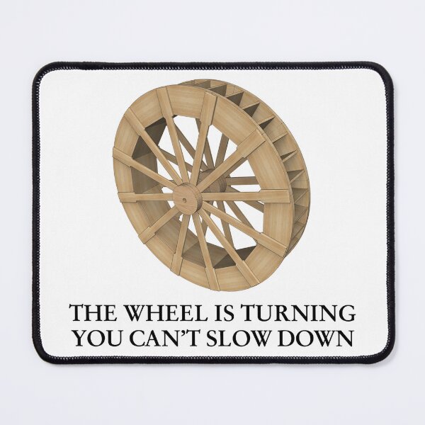 Item preview, The Wheel Is Turning You Can't Slow Down Dead Head Sticker designed and sold by Fallingardor.