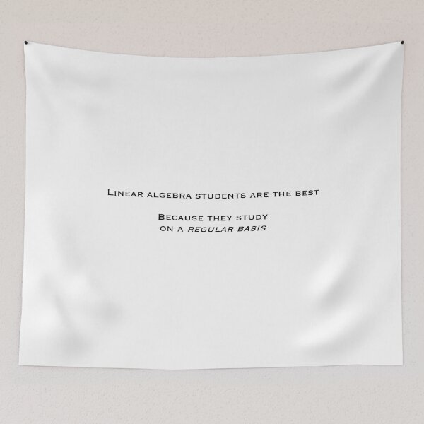 Item preview, Linear Algebra students designed and sold by Adriano1909.