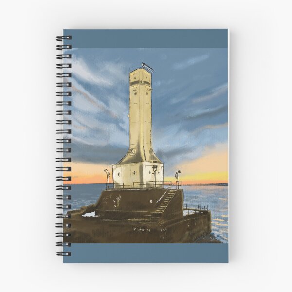 Aperçu de l'œuvre Coucher de soleil sur le phare créée et vendue par RaderDraw.