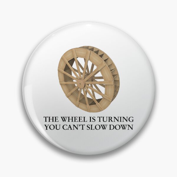 Item preview, The Wheel Is Turning You Can't Slow Down Dead Head Sticker designed and sold by Fallingardor.