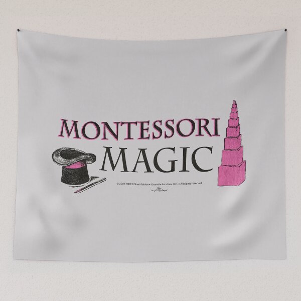 Item preview, Montessori Magic • Pink Tower Material designed and sold by MKE Rhine Maiden  •  Grumble Services, LLC..
