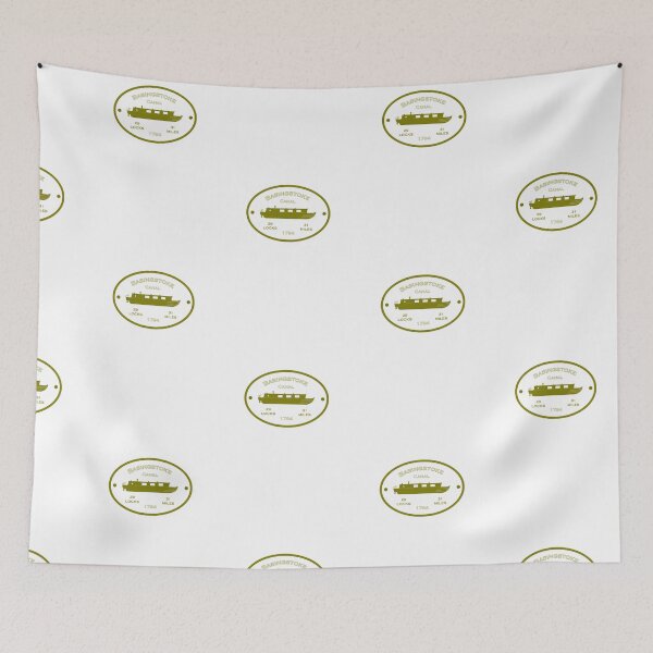 Item preview, Basingstoke Canal (white) designed and sold by canal-arts.