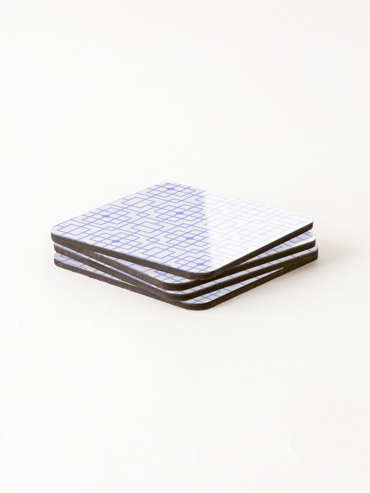Thumbnail 4 of 5, Coasters (Set of 4), Geometric, Seamless Pattern designed and sold by patternicco.