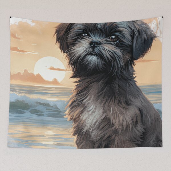 Item preview, Cute Shih Tzu On The Beach designed and sold by TheAnimalZ00.
