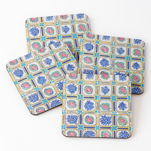 Item preview, Golestan Palace Patterned Tiles designed and sold by ColourfulNomad.