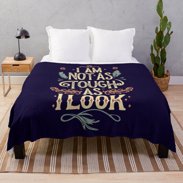 Item preview,  I am Not as Tough as I Look, Funny Graphic designed and sold by Tamarage.