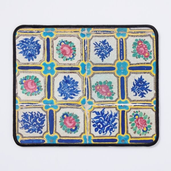 Item preview, Golestan Palace Patterned Tiles designed and sold by ColourfulNomad.
