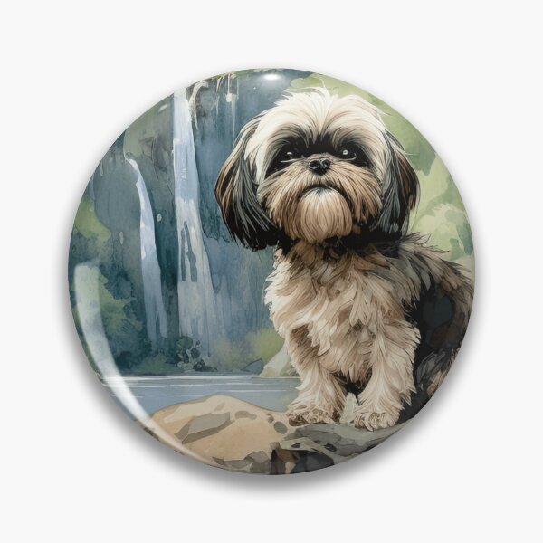Item preview, Watercolor Shih Tzu  designed and sold by TheAnimalZ00.