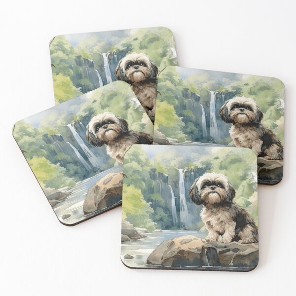 Item preview, Watercolor Shih Tzu  designed and sold by TheAnimalZ00.