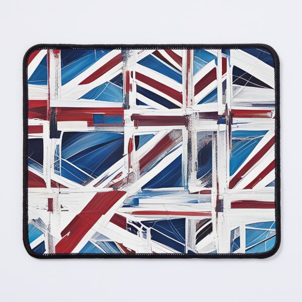 Item preview, A Playful Abstract Woke Recycle of The Union Jack 2 designed and sold by taiche.