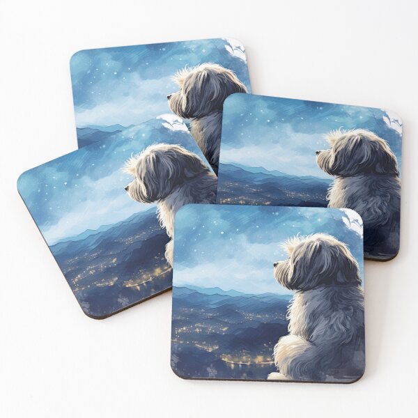 Item preview, Watercolor Shih Tzu At Night designed and sold by TheAnimalZ00.