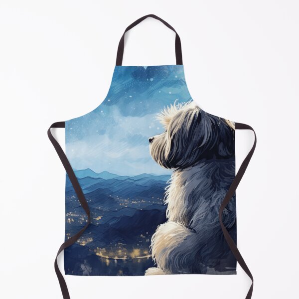 Item preview, Watercolor Shih Tzu At Night designed and sold by TheAnimalZ00.