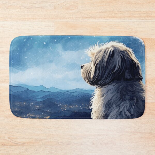 Item preview, Watercolor Shih Tzu At Night designed and sold by TheAnimalZ00.