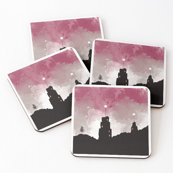 Item preview, Pink sky and castles designed and sold by LyneFibres.