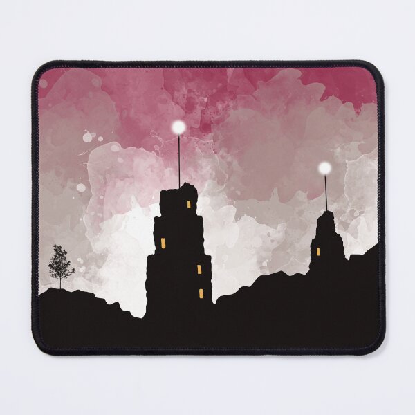 Item preview, Pink sky and castles designed and sold by LyneFibres.