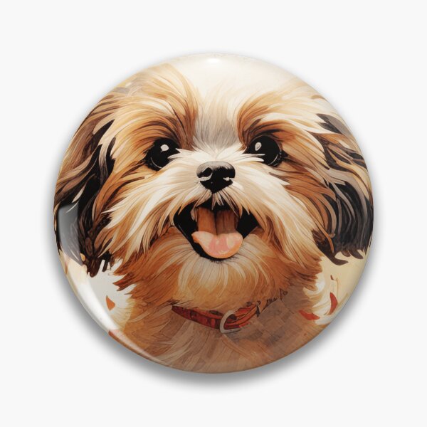 Item preview, Watercolor Shih Tzu In Autumn designed and sold by TheAnimalZ00.
