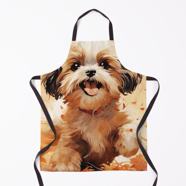 Item preview, Watercolor Shih Tzu In Autumn designed and sold by TheAnimalZ00.