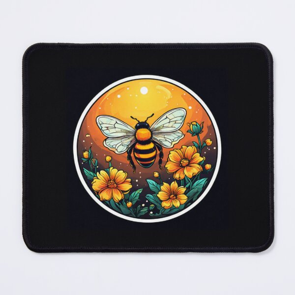 Item preview, Honey Bee and Flowers designed and sold by Planetporridge.