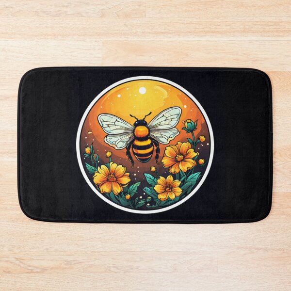 Item preview, Honey Bee and Flowers designed and sold by Planetporridge.