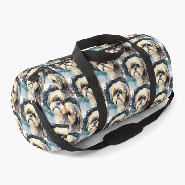 Item preview, Watercolor Shih Tzu In Winter designed and sold by TheAnimalZ00.