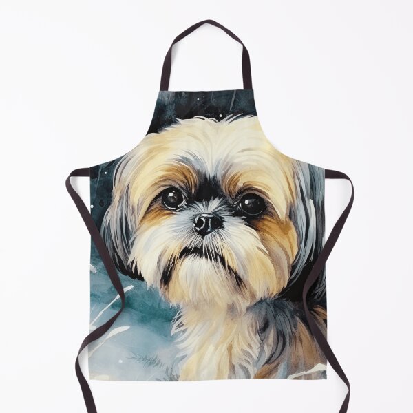 Item preview, Watercolor Shih Tzu In Winter designed and sold by TheAnimalZ00.