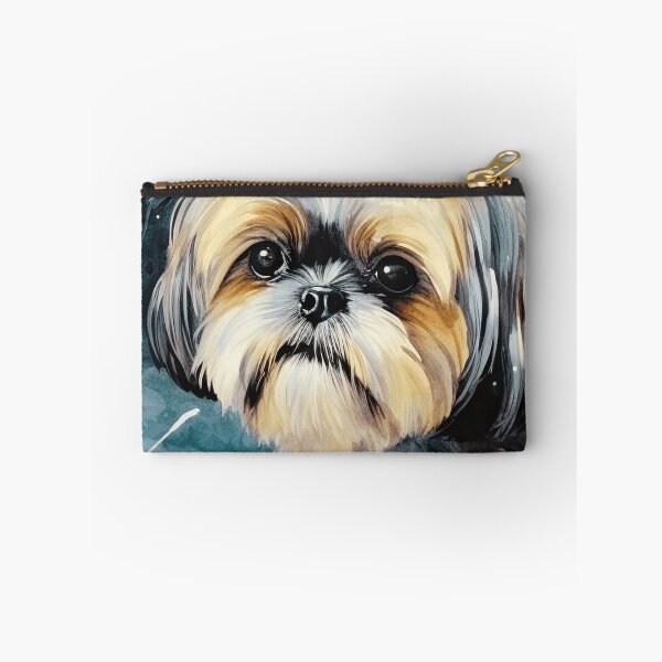 Item preview, Watercolor Shih Tzu In Winter designed and sold by TheAnimalZ00.